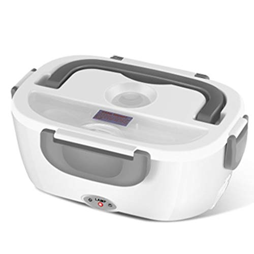 Preisvergleich Produktbild Edelstahl innere steckbare 12V Auto elektrische Brotdose tragbare Heizung Brotdose elektrische Brotdose für Auto, Picknick, Student, Arbeiter, Haus,A