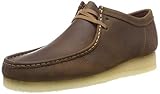 Leder Clarks Originals Herren Wallabee Derbys, Braun (Beeswax Leather), 44.5 EU