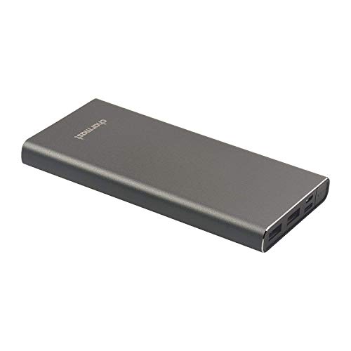 Charmast Powerbank 10400mAh Externer Akku USB C Typ C QC 3.0 PD Power Delivery Ladegerät Power Bank für iPhone XS Max/XR/X /8/8 Plus/7/6, iPad,MacBook, Samsung und mehr Laptop Smartphone(Blaugrau)