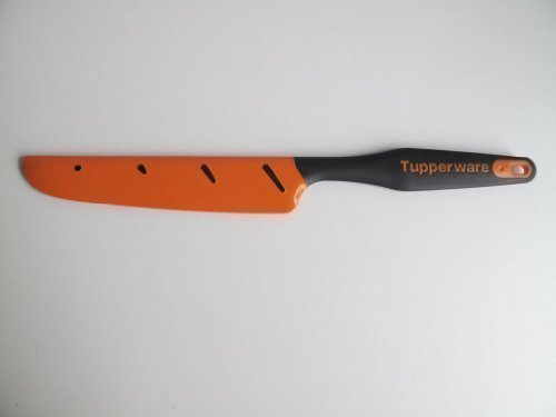 TUPPERWARE Griffbereit Silikon-Palette schwarz-orange D173 Schaber TOP-Palette 9547