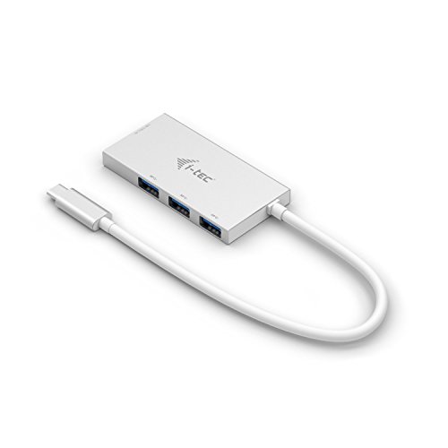 i-tec USB-C 3-port HUB, 3x USB 3.0, 1x USB-C Power, silber - 3