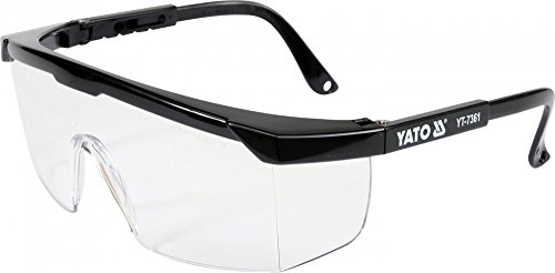 Arbeitsschutzbrille klar , verstellbare Bügel , Schutzbrille