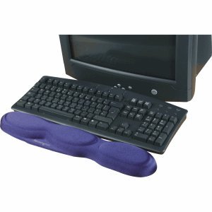 Preisvergleich Produktbild Kensington Handgelenkauflage Gel für Tastatur 480x90x37mm blau