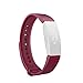 Produktbild Knowin Uhrenarmband Design Ersatzband Watch Straps Sport Silikon Ersatzarmband für Fitbit Inspire/Inspire HR Smart Watches Unisex in Schwarz, Grau, Rot, Marineblau, Blau, Rosa, Weiß, Lila