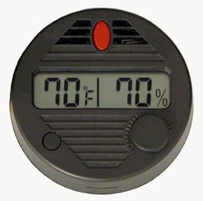 HygroSet Round Digital Hygrometer w/ Calibrating Kit by Hygroset