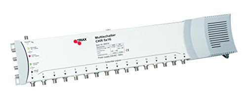 Preisvergleich Produktbild Triax CKR5x16 Multischalter (5 Eingängen, 16 Ausgängen) mit Netzteil