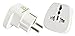 Produktbild FiveSeasonStuff 1 x Reisestecker / Travel Plug / Adapter Plug Universal / Schutzkontakt Reiseadapter auf DE und für die EU (Großbritannien, Irland, Hong Kong, Singapur, Saudi-Arabien, usw) Type F (Weiß)