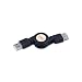Produktbild Lindy 5 Stück Verlängerungen USB 2.0 aufrollbar, USB Typ A männlich/weiblich, 80 cm