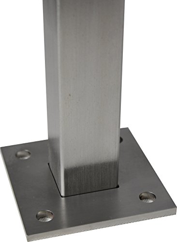 Preisvergleich Produktbild Edelstahl Geländerpfosten Poller Treppengeländer Geländer Balkongeländer Rohr Pfosten