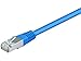 Produktbild No Name CAT 5e Netzwerkkabel SF/UTP , 2x RJ45 Stecker 2m blau