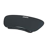 Mit praktischem Tragegriff: Seitlich befindet sich eine Aussparung, die den Transport des Laptoptabletts erleichtert - Mobiles Schoßtablett kann auch aufgehängt werden