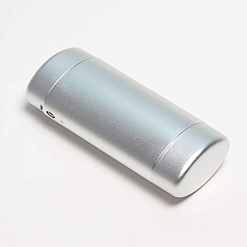 Preisvergleich Produktbild HQWLCIYD Federmäppchen Brillenetui Brillenetui Kreative Mode Leichter Aluminiumlegierung Druckfeste Leuchte Tragbare Myopie Lesebrille Aufbewahrungsbox, Silber