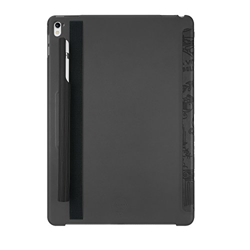 Ozaki O!Coat Travel Versatile 360° Schutzhülle für Apple 9,7″ iPad Pro in schwarz (Rom) [Patentierte Standfunktion | wake/sleep Funktion | Apple Pencil Halterung | Kunstleder] – OC131RM - 5