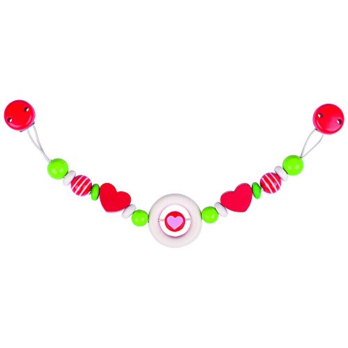 Heimess Pram Chain Heart with Clips