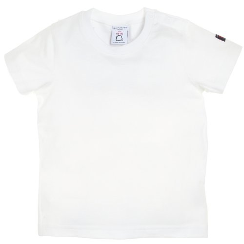 Polarn O. Pyret Unisex Baby Organic Short Sleeve T-Shirt, Soft White, 18-24 Months (Manufacturer Size:92)