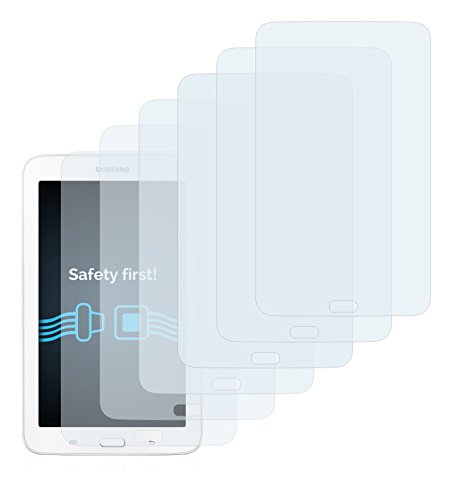 6x Savvies Displayschutzfolie für Samsung Galaxy Tab 3 (7.0) Lite SM-T110 Folie Schutzfolie Displayfolie – Klar - 2