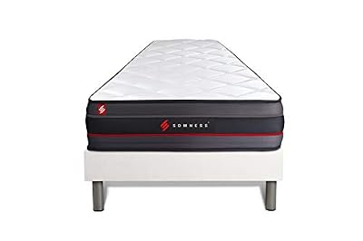 Somness Ensemble sommier + Matelas Regen à mémoire de Forme 90x190