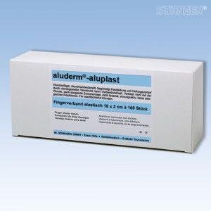 Preisvergleich Produktbild Söhngen Wundpflaster Fingerverband aluderm-aluplast elastisch 18x2cm VE=100 Stück