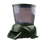 DISPENSA ALIMENTACIÓN DE FISH POND AUTOMÁTICAMENTE --- Hasta 4 alimentaciones diarias programables por el usuario. Horario de alimentación programable de 1 a 99 días. El reloj programable y el tamaño del servicio de comidas se pueden configurar con él.