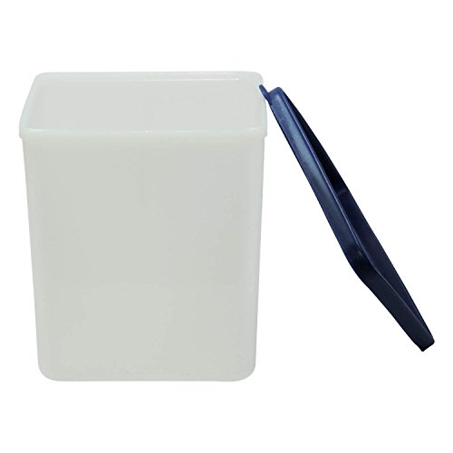 Viva-Haushaltswaren – 6x Gefrierdose für 1,25 Liter, eckige Tiefkühldose, Kühlschrankdose – BPA-frei, hergestellt in Deutschland, inkl. einer Einfüllschaufel ca. 18,5 cm - 4