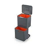Unité de Séparation des Déchets et de Recyclage Joseph Joseph totem Max 60 litres - Graphite