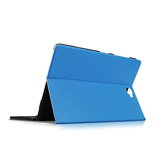 Fintie Blade X1 Samsung Galaxy Tab A 10.1 Bluetooth Tastatur Hülle Keyboard Case – Ultradünn leicht SmartShell Ständer Schutzhülle mit magnetisch abnehmbar drahtloser Deutsche Bluetooth Tastatur für Samsung Galaxy Tab A 10,1 Zoll T580N / T585N Tablet (2016 Version), Königsblau - 8