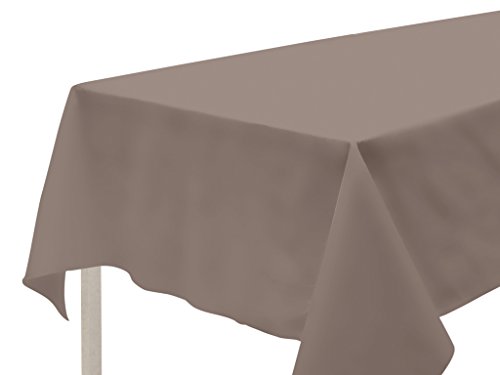 Soleil d'ocre 817234 Tischdecke mit Fleckschutz rechteckig 140x240 cm ALIX mokka