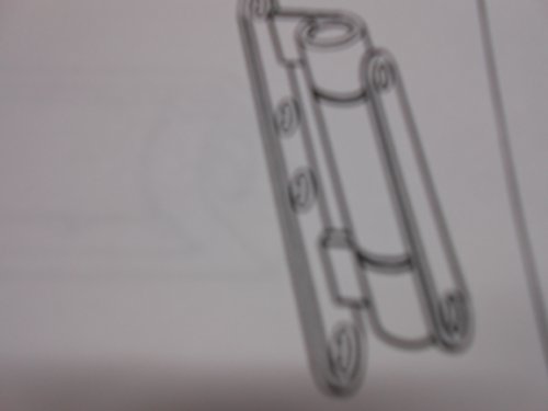 Preisvergleich Produktbild Renovierband K 3172 WF verzinkt Rahmenteil zum Aufschrauben Fensterband Schaniere Band