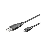 kabel micro usb 3m k?towy  Goobay 93181 USB 2.0 Hi-Speed Kabel 1, 8 m, Schwarz