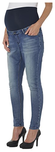 Noppies Women's Pants sweat OTB Gina Jeggings Maternity Trousers, Blue (Light Stone Wash C294), 36 (Maunfacturer size: 28)