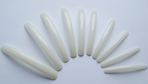 Extra Extra Long Salon Fetish Length Natural Opaque Nail Tips - 20