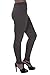 EyeCatch Oversize - Kaira Womens Plus Size Stretch Ladies Trousers Leggings Full Length Pants Charcoal Size 24/26