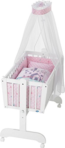 Preisvergleich Produktbild Alvi Pendelwiege lackiert weiss Größe 40x90 cm