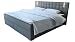 Produktbild SAM LED-Boxspringbett 180x200 cm Berlin, Stoff Anthrazit, Nosagfederkern, 7-Zonen H3 Bonellfederkern-Matratze, Kaltschaum-Topper