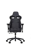 Vertagear Siége Gaming, Faux Cuir, Noir/Carbone