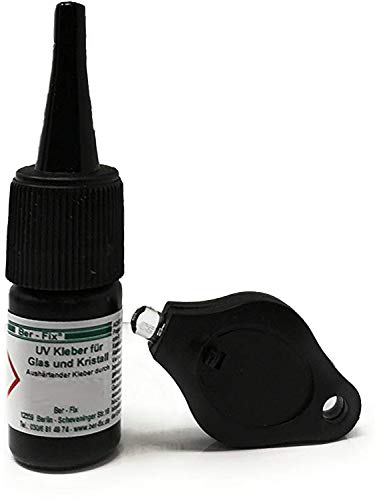 Ber-Fix 3g UV-Kleber niedrigviskos Plus UV Taschenlampe der Beamer