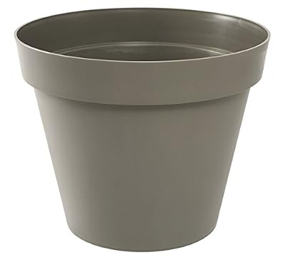EDA Plastiques Pot TOSCANE taupe Ø48 x H.40 cm - 43 L