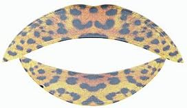 5 Pcs Leopard Temporaty Lip Tattoo Sticker
