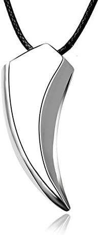 Solid Gloss Wolf Tooth Tribal Dragon Tooth Necklace