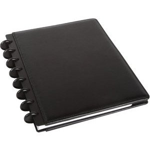 Spiralbuch ARC Leder befüllbar schwarz DIN A5 60 Blatt 22009