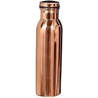 AYURVEDACOPPER 100% Pure Copper Water Bottle 1000 ML Set of 1