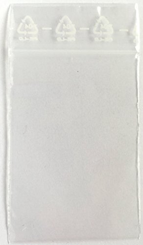 ZIP Beutel 40×60 mm, 50µ, 1000 Stück, Druckverschluss Beutel, Zip Bag, Zip Tütchen, zipper - 4