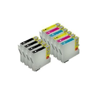 10x Epson Stylus DX 5050 Kompatible Druckerpatronen - Cyan / Magenta / Gelb / Schwarz
