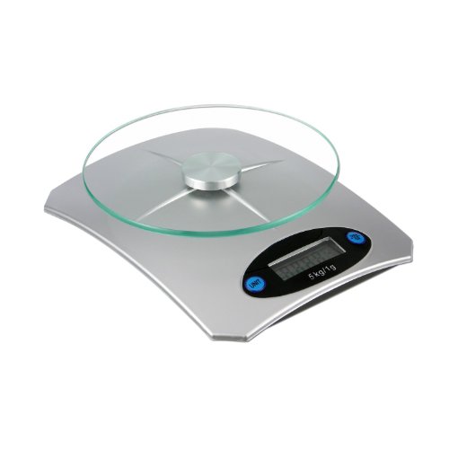 dig.Kchenwaage5kg Kst m.Glasp