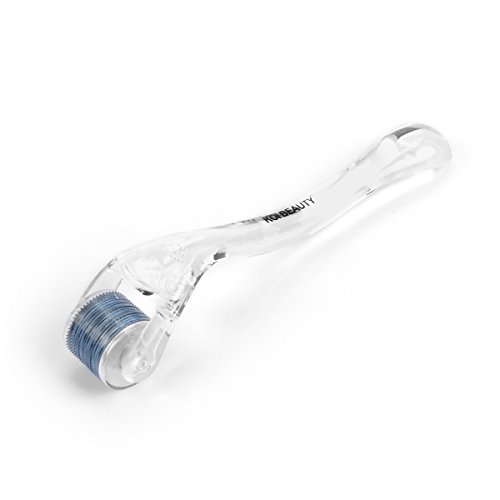 Derma Roller 0.5, Koi Beauty 540 Utensili per la cura della pelle con rullo a rullini, Uso in occhi e viso, Ricrescita dei capelli, Cerchio scuro, Rughe e linee, Rigenerazione cellulare, Cicatrice