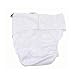 LukLoy - Teen / Adults Cloth Diapers with 2pcs Inserts for Incontinence Care -Dual Opening Pocket Washable Adjustable Reusable Leakfree (White)