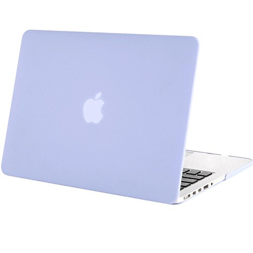 MOSISO Ultra Slim Plastik Hartschale Schutzhülle Hülle Snap Case für Macbook Pro 13 Zoll mit Retina Display NO CD-ROM Drive (A1502 / A1425), Serenity Blau