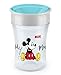 Produktbild NUK Magic Cup Trinklernbecher, 360° Trinkrand, auslaufsicher abdichtende Silikonscheibe, 230ml, 8+ Monate, BPA-frei, Mickey Mouse Edition, türkis
