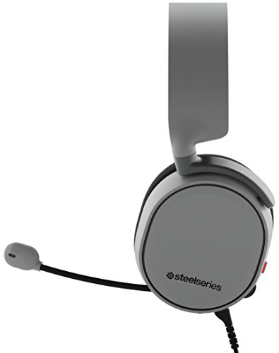 SteelSeries Arctis 3  Auriculares para juego  compatible con las plataformas PC  Mac  PlayStation 4  Xbox One  Nintendo Switch  Android  iOS  VR  color Gris  Slate Grey 