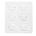 Imported Footful Set of 6pcs Round Gel Corn Rings Cushions Pads Corn Caps - Transparent RS.275.00